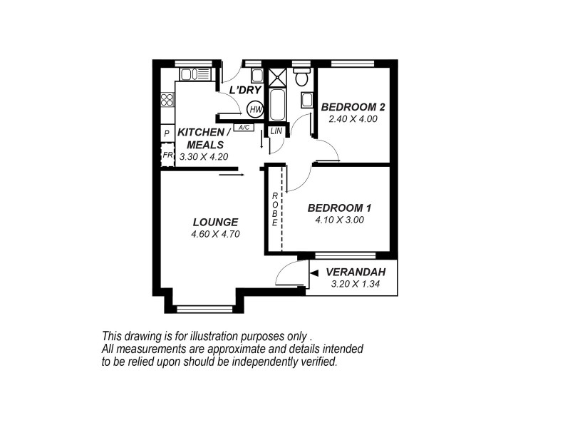 2/4 Holton Street, Glenside SA 5065 Floorplan