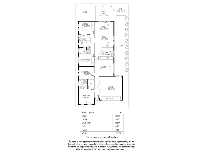 35 Peerless Road, Munno Para West SA 5115 Floorplan