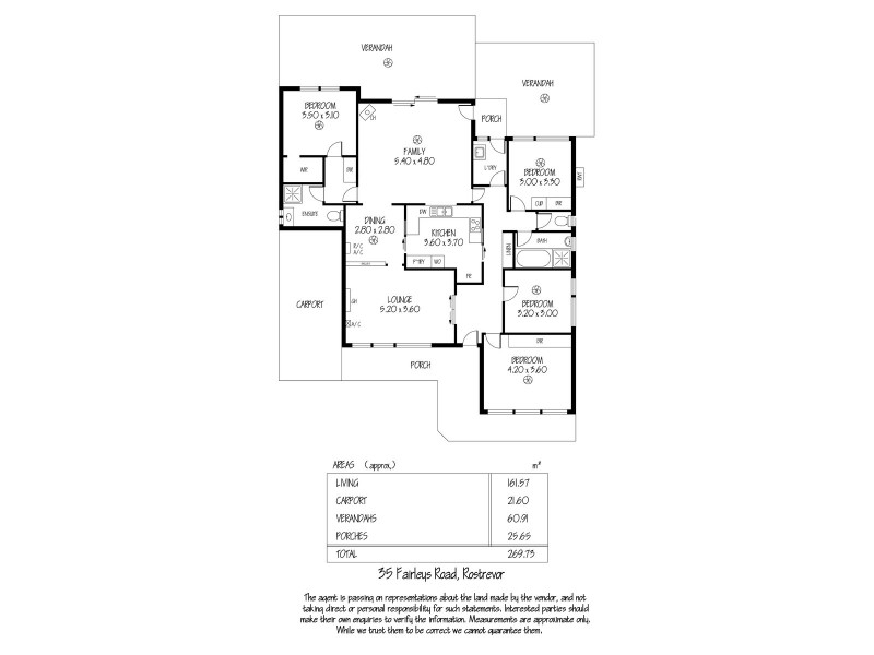 35 Fairleys Road, Rostrevor SA 5073 Floorplan