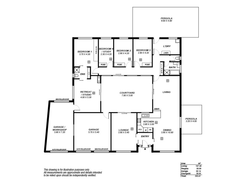 4 Orange Grove Circuit, Dernancourt SA 5075 Floorplan