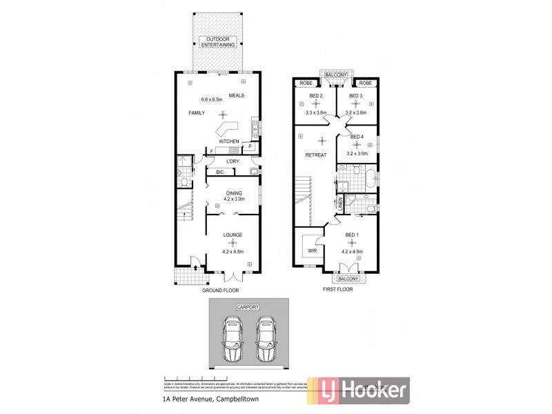 1a Peter Avenue, Campbelltown SA 5074 Floorplan
