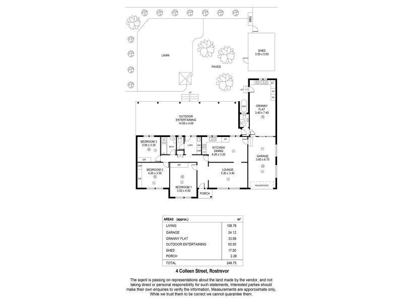 4 Colleen Street, Rostrevor SA 5073 Floorplan