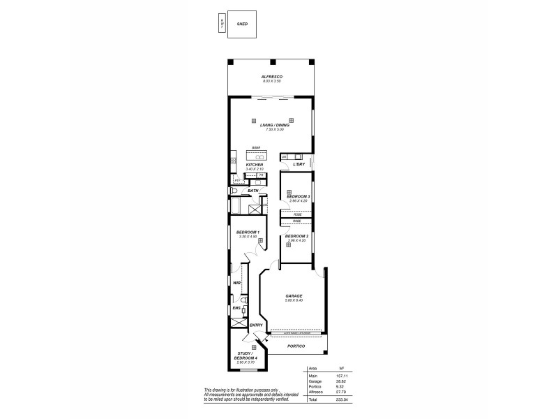 1 Ryan Avenue, Firle SA 5070 Floorplan