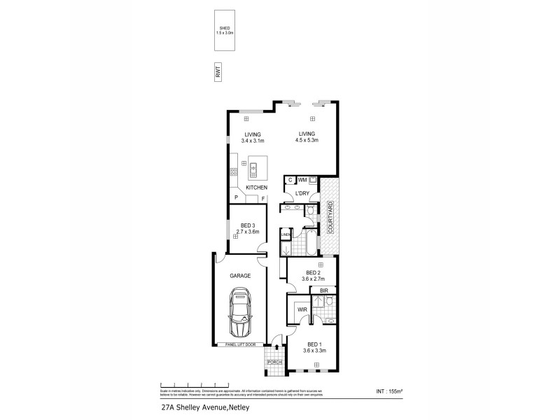 27A Shelley Avenue, Netley SA 5037 Floorplan