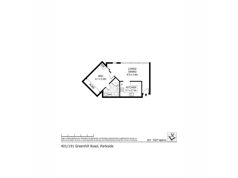 401/191 Greenhill Road, Parkside SA 5063 Floorplan