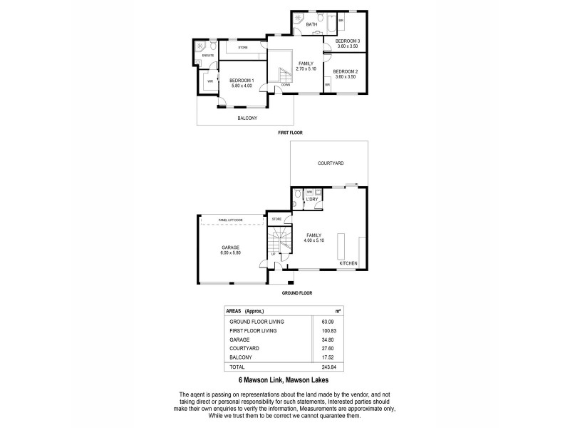 6 Mawson Link, Mawson Lakes SA 5095 Floorplan