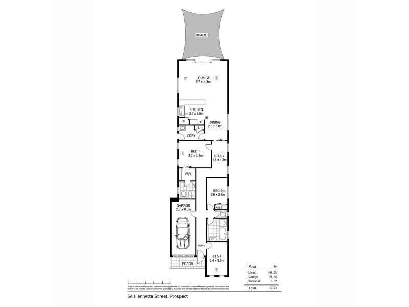 5a Henrietta Street, Prospect SA 5082 Floorplan