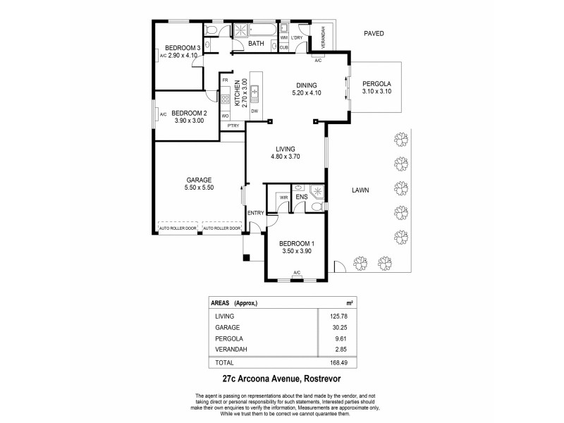27C Arcoona Avenue, Rostrevor SA 5073 Floorplan