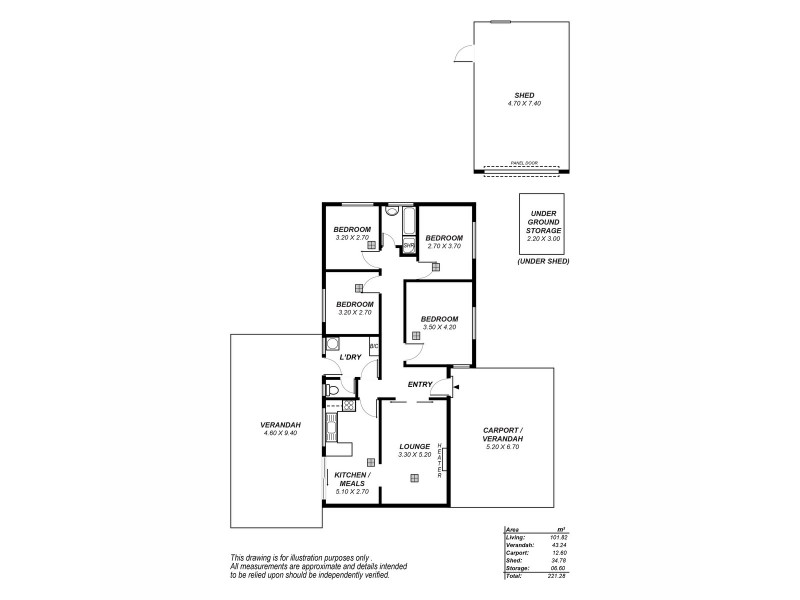 3 Leewood Road, Paradise SA 5075 Floorplan