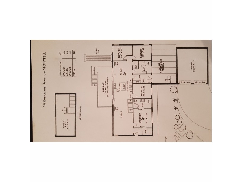 14 Kurrajong Avenue, Stonyfell SA 5066 Floorplan