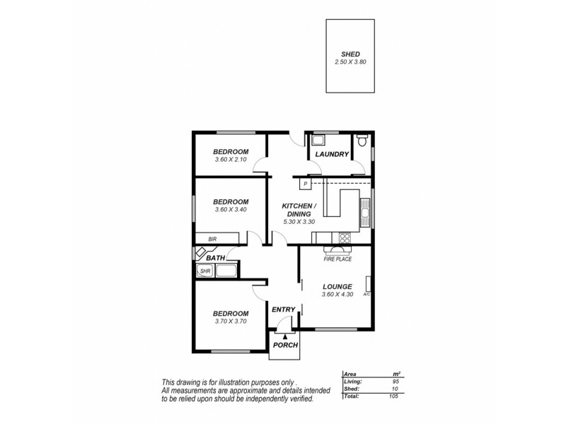 18 Wattle Avenue, Royal Park SA 5014 Floorplan