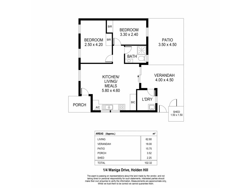 1 & 2/4 Waninga Drive, Holden Hill SA 5088 Floorplan