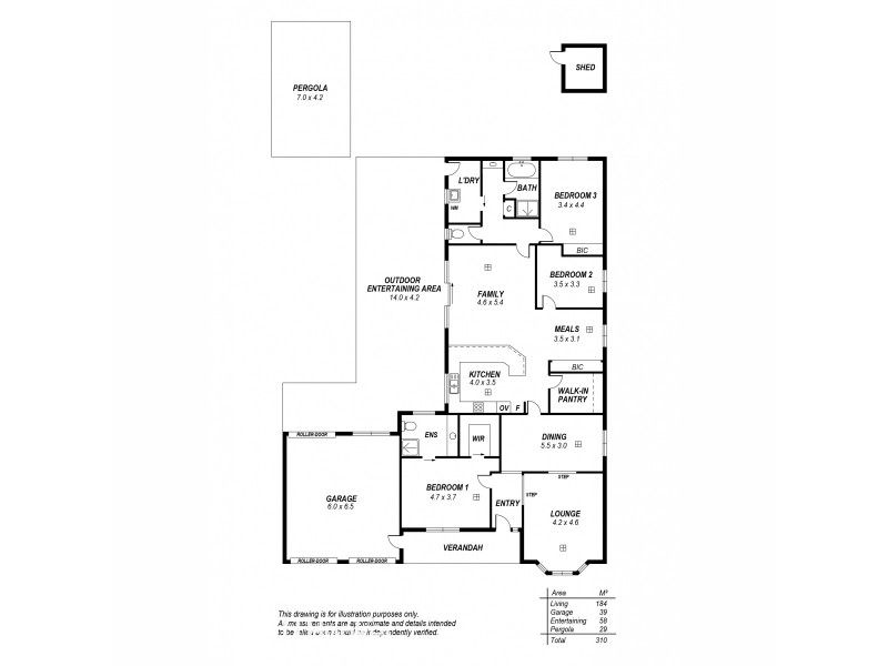 16 Antonia Circuit, Hallett Cove SA 5158 Floorplan