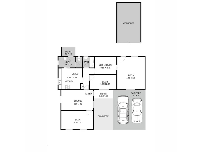 17 Glenton Street, Campbelltown SA 5074 Floorplan