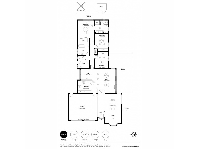 3 Courtney Place, Golden Grove SA 5125 Floorplan