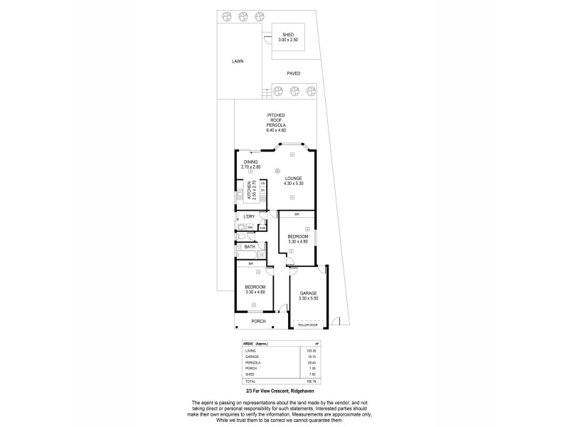2/3 Far View Crescent, Ridgehaven SA 5097 Floorplan