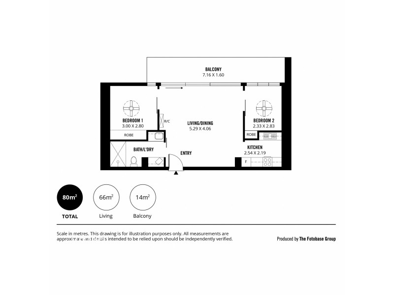 817/33 Warwick Street, Walkerville SA 5081 Floorplan