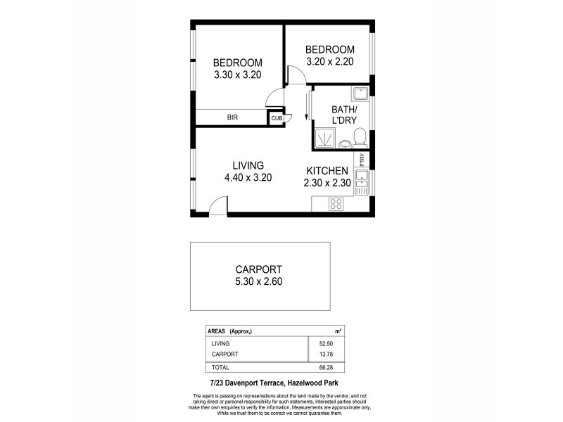 7/23 Davenport Terrace, Hazelwood Park SA 5066 Floorplan