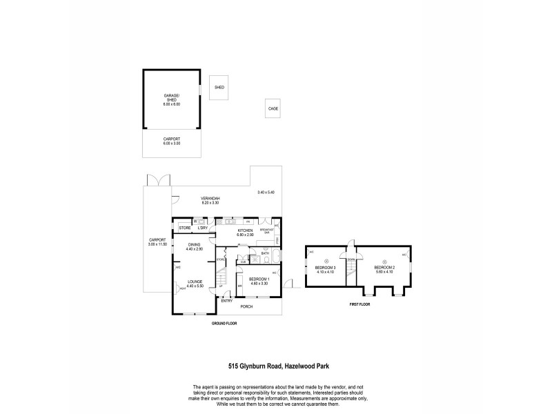 515 Glynburn Road, Hazelwood Park SA 5066 Floorplan