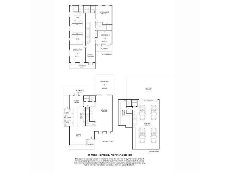 9 Mills Terrace, North Adelaide SA 5006 Floorplan