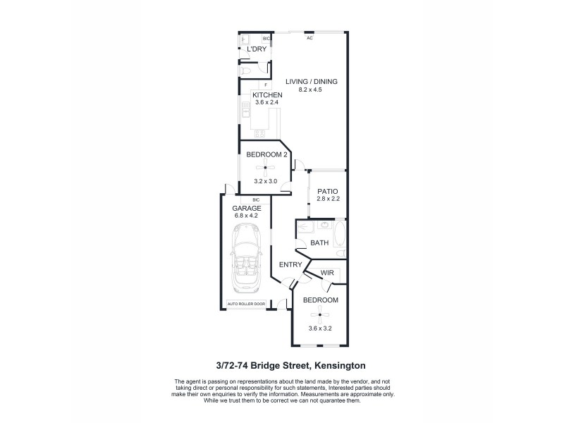 3/72-74 Bridge Street, Kensington SA 5068 Floorplan