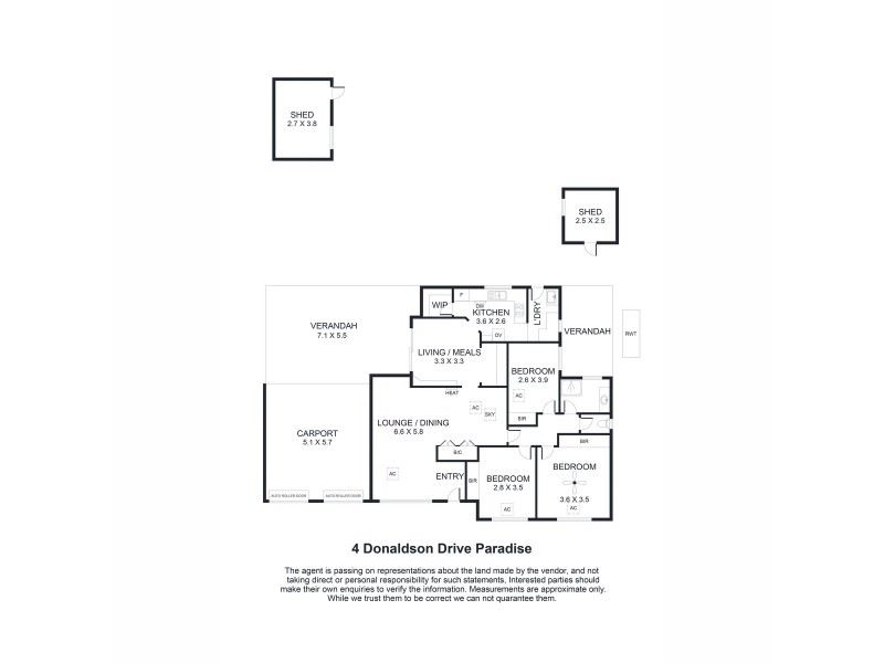 4 Donaldson Drive, Paradise SA 5075 Floorplan
