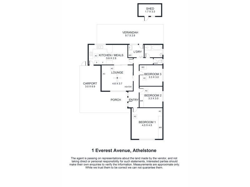 1 Everest Avenue, Athelstone SA 5076 Floorplan