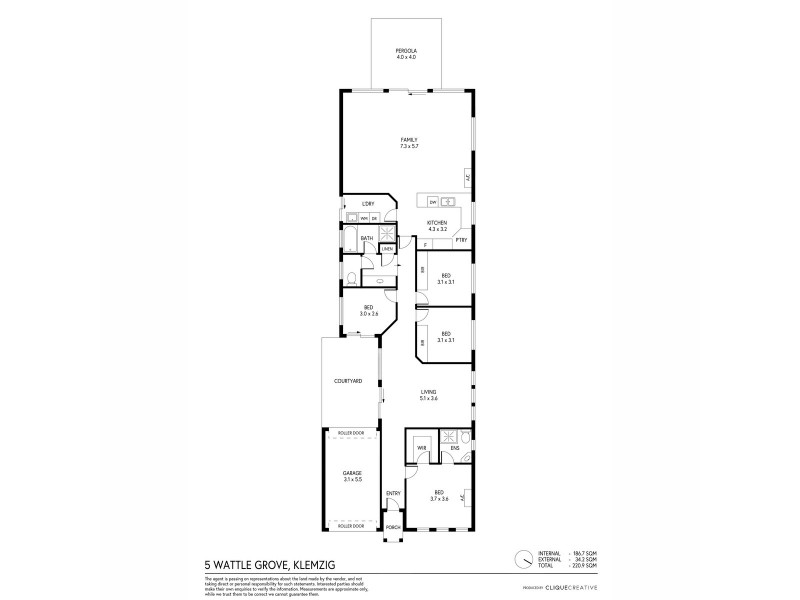 5 Wattle Grove, Klemzig SA 5087 Floorplan