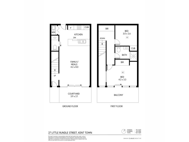 27 Little Rundle Street, Kent Town SA 5067 Floorplan