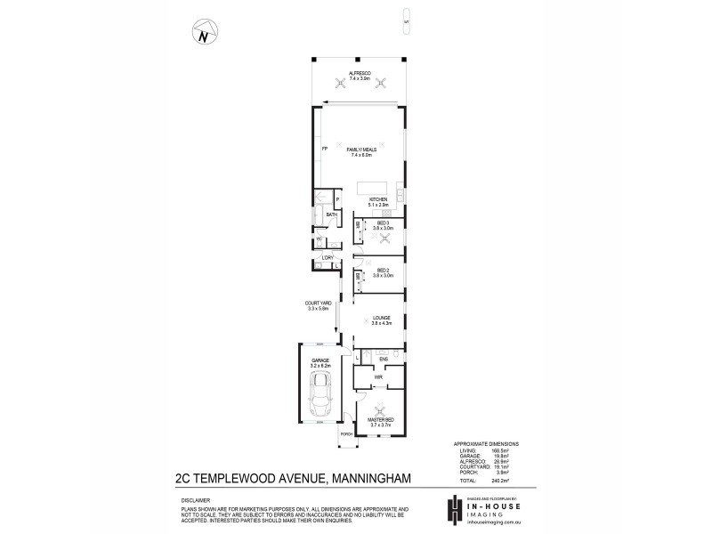 2C Templewood Avenue, Manningham SA 5086 Floorplan