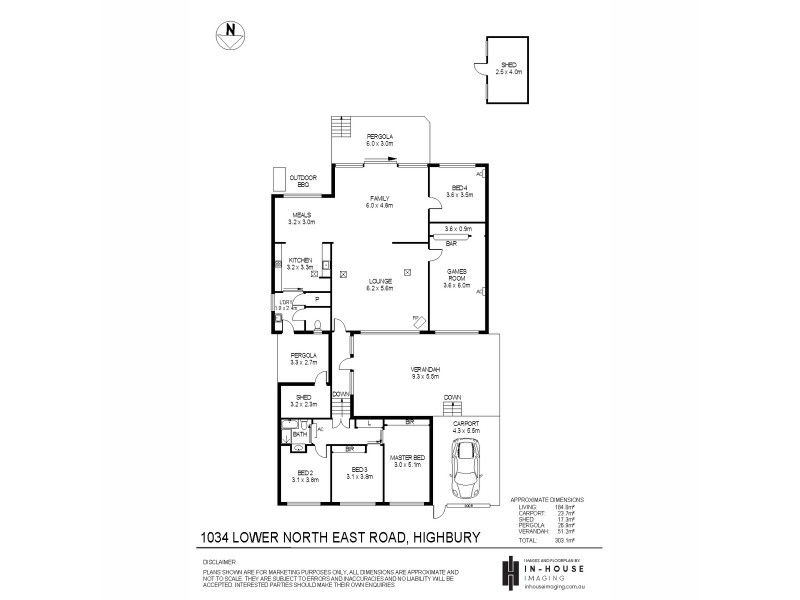 1034 Lower North East Road, Highbury SA 5089 Floorplan