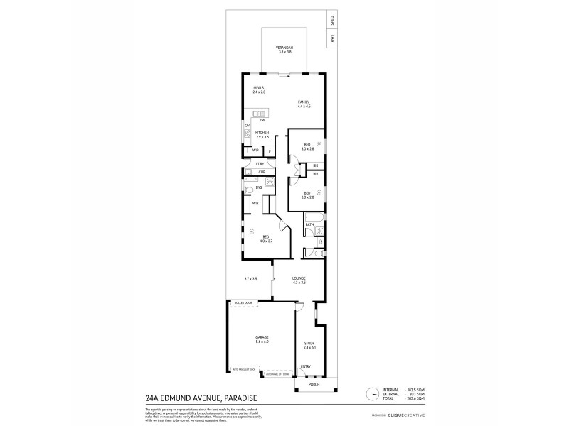24a Edmund Avenue, Paradise SA 5075 Floorplan