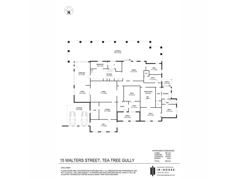 15 Walters Street, Tea Tree Gully SA 5091 Floorplan
