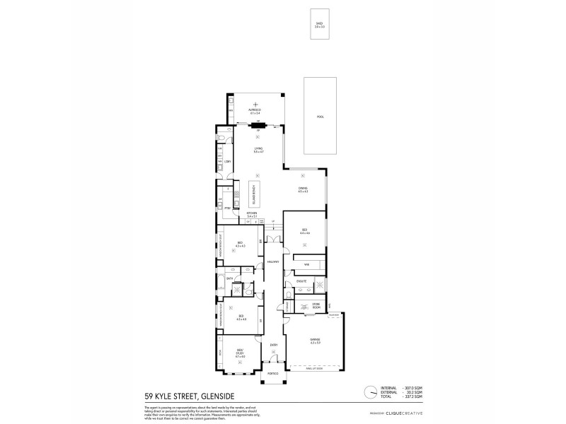 59 Kyle Street, Glenside SA 5065 Floorplan