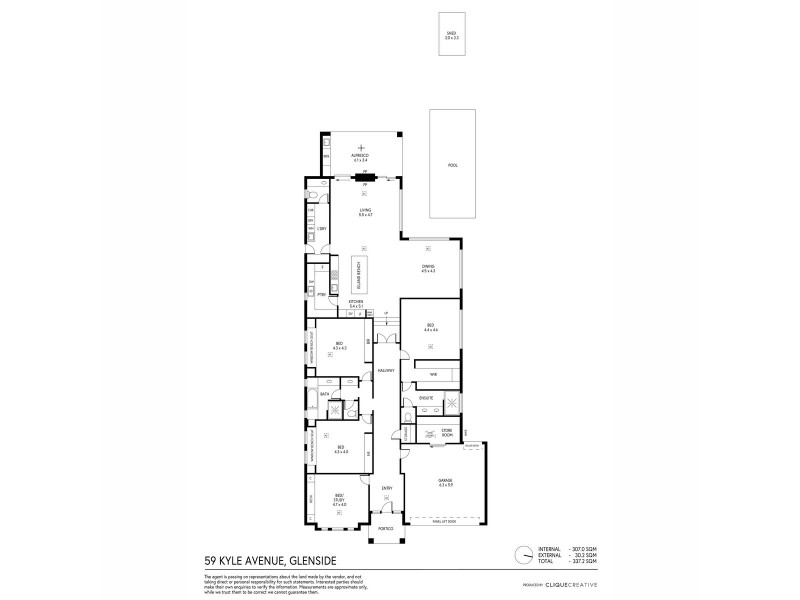 59 Kyle Street, Glenside SA 5065 Floorplan