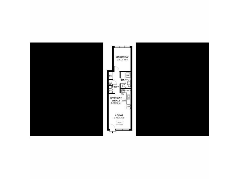 415/281-286 North Terrace, Adelaide SA 5000 Floorplan