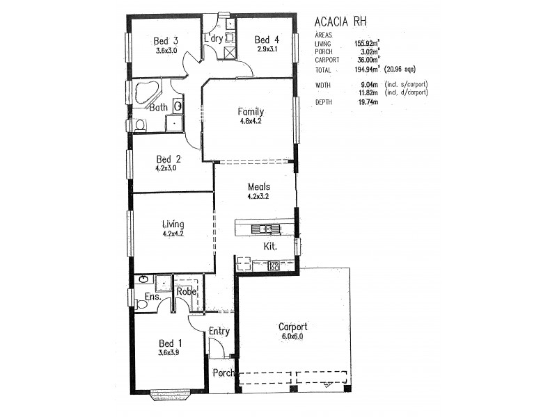 8A Rickaby Street, Croydon Park SA 5008 Floorplan