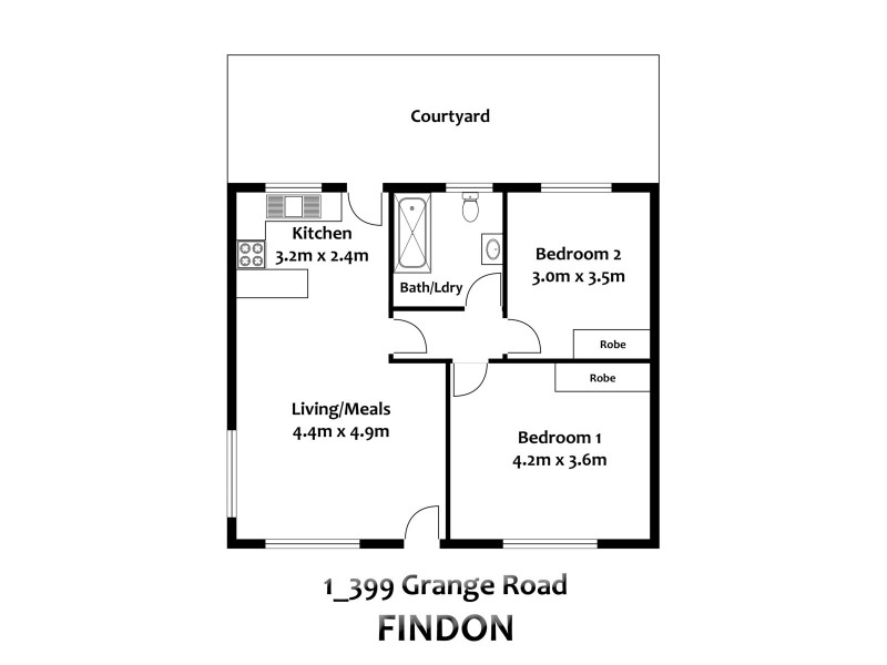 1/399 Grange Road, Findon SA 5023 Floorplan