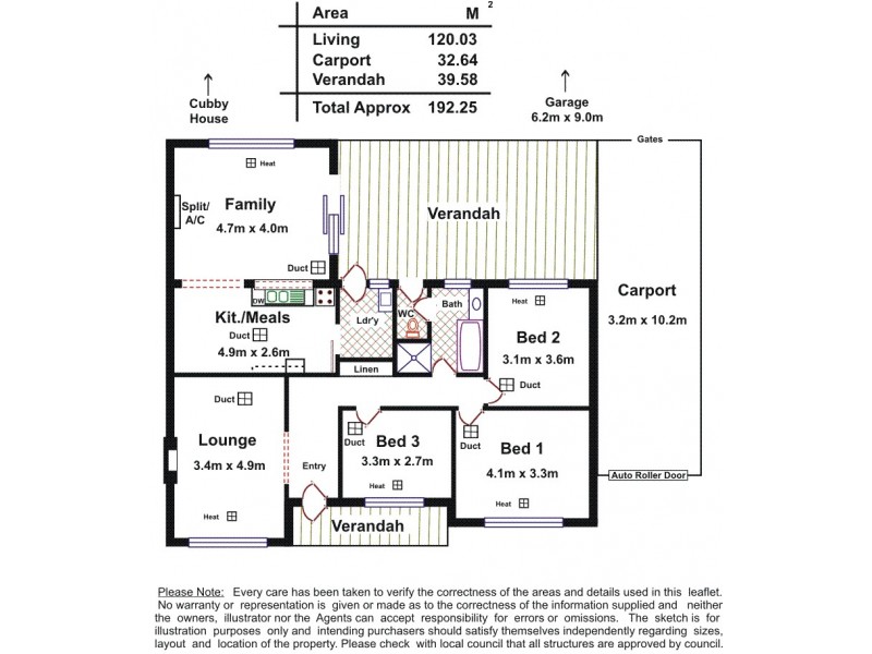 6 Alan Avenue, Campbelltown SA 5074 Floorplan