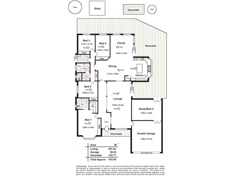 19 Rivergum Close, Walkley Heights SA 5098 Floorplan