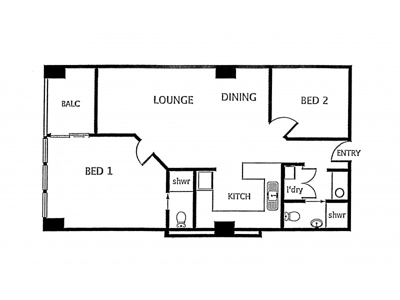 22/65 King William Street, Adelaide SA 5000 Floorplan
