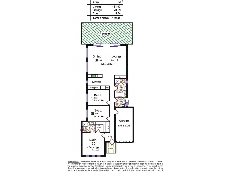 6C Moore Crescent, Campbelltown SA 5074 Floorplan