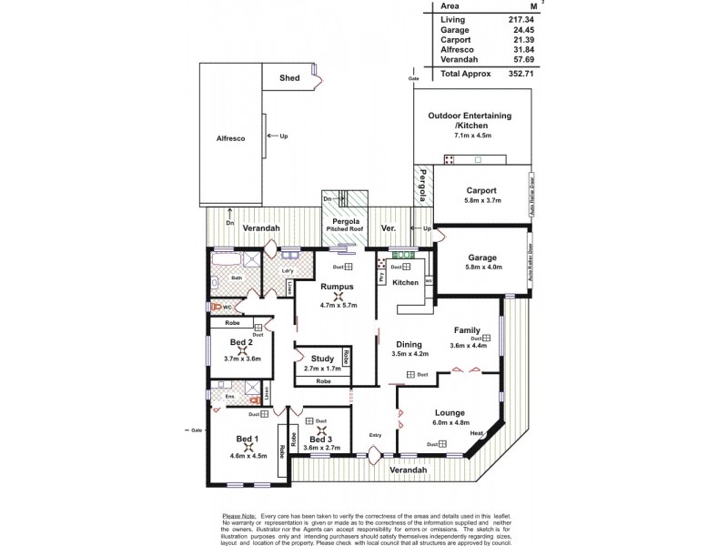 243 Montacute Road, Newton SA 5074 Floorplan
