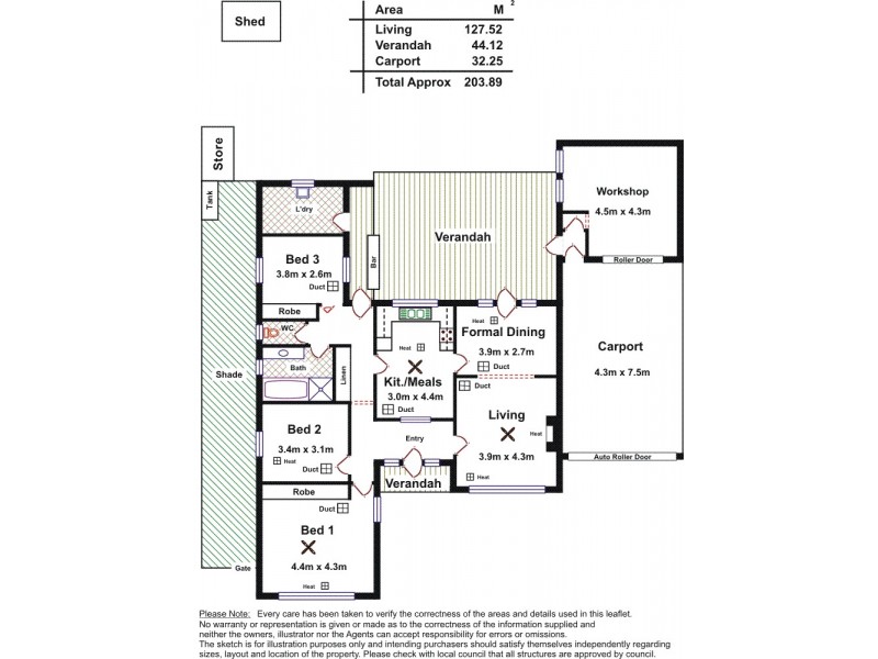 25 Hextall Avenue, Tranmere SA 5073 Floorplan