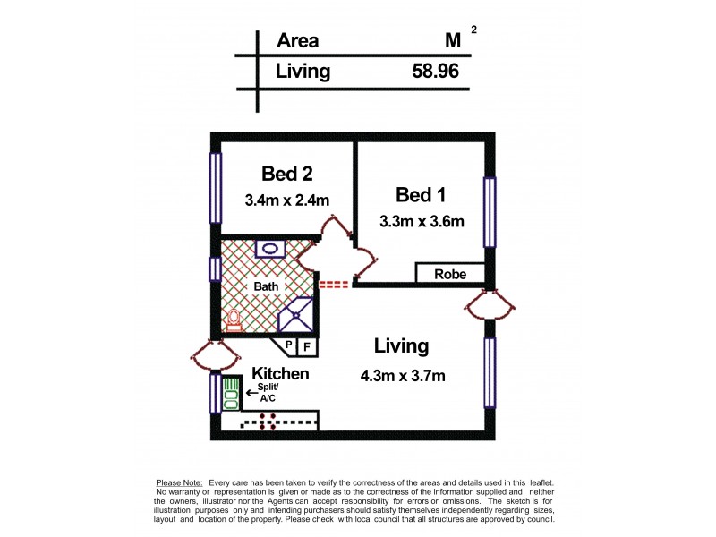 5/67 Milner Road, Richmond SA 5033 Floorplan