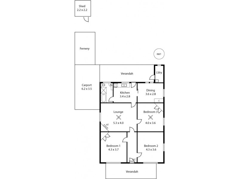 36 Dudley Road, Marryatville SA 5068 Floorplan