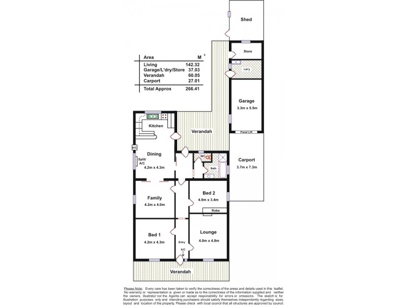 26 Morris Street, Evandale SA 5069 Floorplan