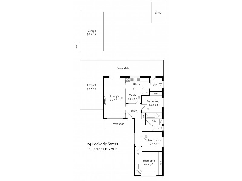 24 Lockerly Street, Elizabeth Vale SA 5112 Floorplan