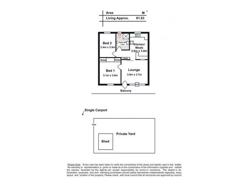 14/17 Rosella Street, Payneham SA 5070 Floorplan
