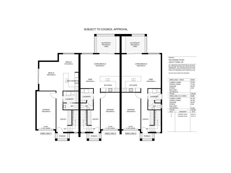 Lot 1 2 3/67 Deloraine Road, Ascot Park SA 5043 Floorplan